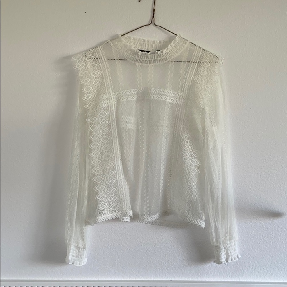 Zara Lace Blouse